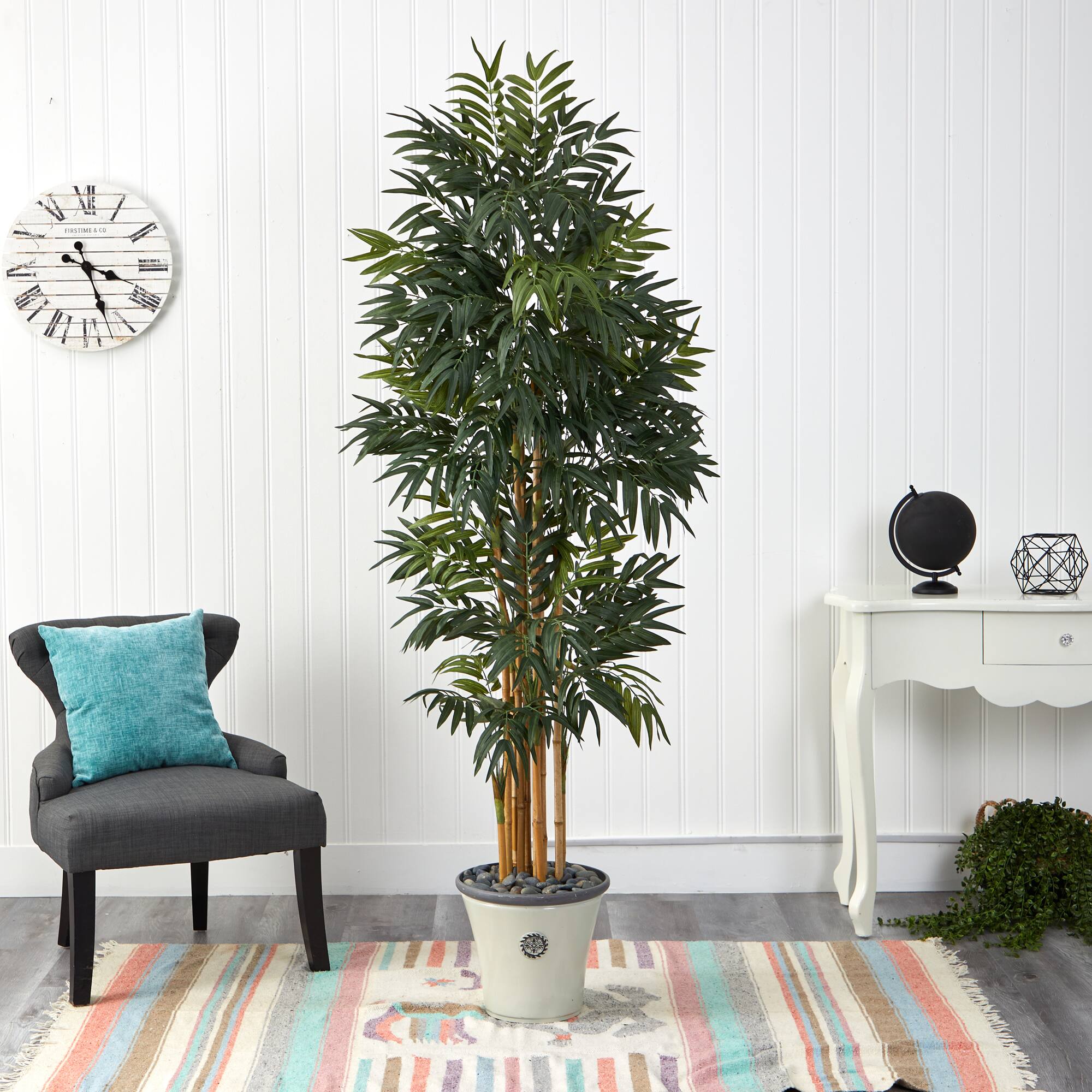 6ft. Phoenix Palm Tree in Decorative Planter